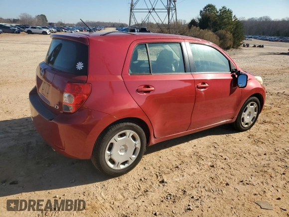 2010 Scion xD with VIN JTKKU4B41A1004907, listed as a Copart auction lot 46317285 with 257,204 mi miles and Salvage Title. Bid and sale history available at carsss.com. Image 3.