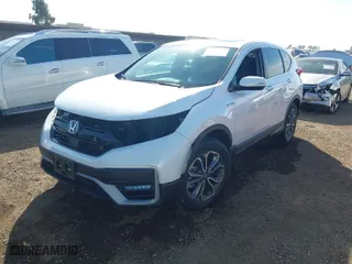 2022 Honda CR-V Hybrid EX with VIN 5J6RT6H52NL044177, listed as a IAAI auction lot 41621933 with 29,518 mi miles. Bid and sale history available at carsss.com. Image 2.