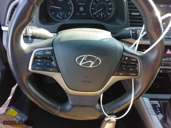 2018 Hyundai Elantra SEL with VIN 5NPD84LF0JH347561, listed as a Copart auction lot 88321615 with 67,754 mi miles and Salvage Title. Bid and sale history available at carsss.com. Image 9.