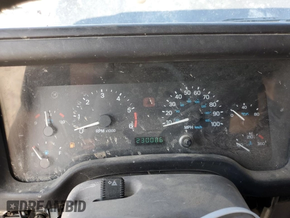 1998 Jeep Wrangler Sport with VIN 1J4FY19S1WP757593, listed as a Copart auction lot 52382945 with 230,086 mi miles and Salvage Title. Bid and sale history available at carsss.com. Image 9.