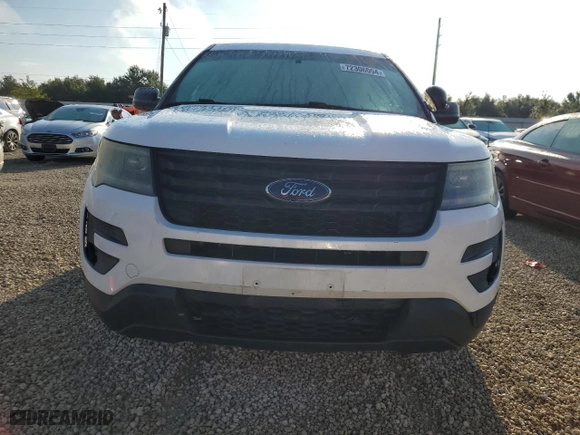 2016 Ford Utility Police Interceptor with VIN 1FM5K8AR4GGB36463, listed as a Copart auction lot 72306094 with 0 mi miles and Non Repairable. Bid and sale history available at carsss.com. Image 5.