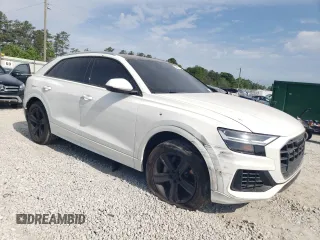 2019 Audi Q8 Premium z VIN WA1AVAF1XKD013310, wystawiony jako Copart lot #54313555 z przebiegiem 92 901 mil mil oraz Nie do naprawy • Non repairable. Historia ofert i sprzedaży dostępna na DreamBid. Obrazek 4.