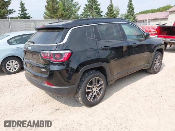 2017 Jeep Compass Latitude with VIN 3C4NJDBBXHT616909, listed as a IAAI auction lot 42457501 with 110,326 mi miles and . Bid and sale history available at DreamBid. Image 4.