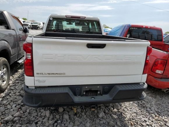 2019 Chevrolet Silverado 1500 Work Truck with VIN 1GCRYAEH6KZ276556, listed as a Copart auction lot 53028855 with 56,036 mi miles and Salvage Title. Bid and sale history available at carsss.com. Image 6.