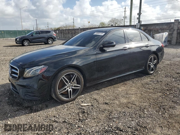 2019 Mercedes-Benz E-Class E 300 with VIN WDDZF4JB3KA587195, listed as a Copart auction lot 50688185 with 58,261 mi miles and Salvage Title. Bid and sale history available at carsss.com. Image 1.