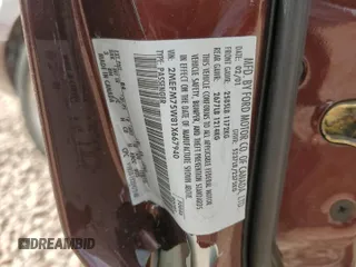 2001 Mercury Grand Marquis LS с VIN 2MEFM75W81X667940, выставлен на аукционе Copart как лот 48027015 с пробегом 121 967 миль миль и Списание • Salvage title. История ставок и продаж доступна на DreamBid. Изображение 12.