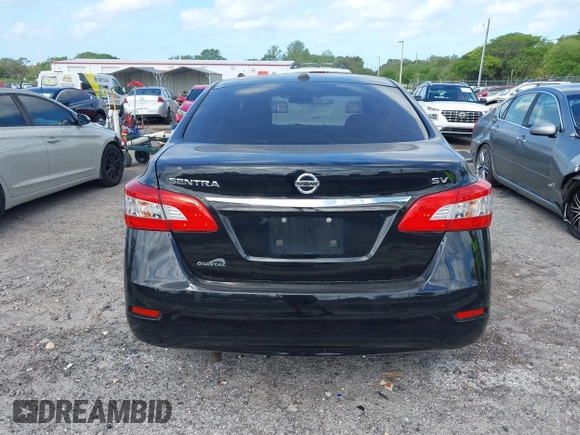 2015 Nissan Sentra SV with VIN 3N1AB7AP0FL628268, listed as a IAAI auction lot 41947178 with 186,460 mi miles and . Bid and sale history available at DreamBid. Image 16.