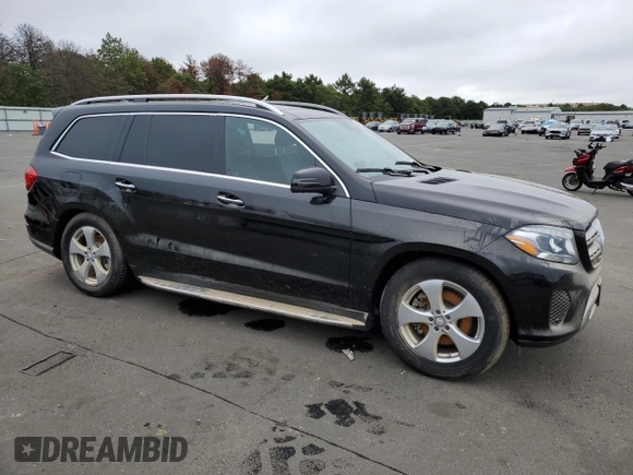 2017 Mercedes-Benz GLS 450 with VIN 4JGDF6EE1HA810438, listed as a Copart auction lot 68305714 with Not Provided miles and Salvage Title. Bid and sale history available at DreamBid. Image 4.