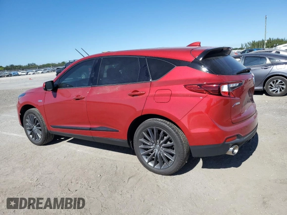 2024 Acura RDX w/A-Spec Advance Package with VIN 5J8TC2H83RL017995, listed as a Copart auction lot 83119784 with 4,604 mi miles and Salvage Title. Bid and sale history available at carsss.com. Image 2.