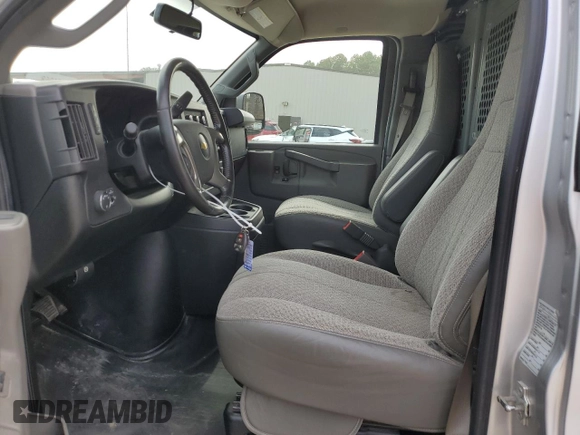 2018 Chevrolet Express Cargo with VIN 1GCWGAFG2J1338480, listed as a Copart auction lot 48854345 with 100,816 mi miles and Salvage title. Bid and sale history available at DreamBid. Image 7.