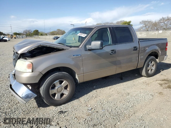 2004 Ford F-150 XLT with VIN 1FTRW12W54KD17862, listed as a Copart auction lot 52005715 with 0 mi miles and Salvage Title. Bid and sale history available at carsss.com. Image 1.