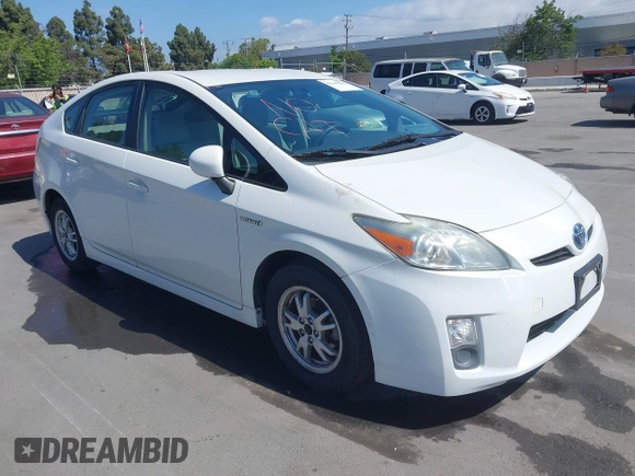 2010 Toyota Prius II with VIN JTDKN3DU4A1228278, listed as a IAAI auction lot 42147858 with 125,797 mi miles. Bid and sale history available at carsss.com. Image 1.