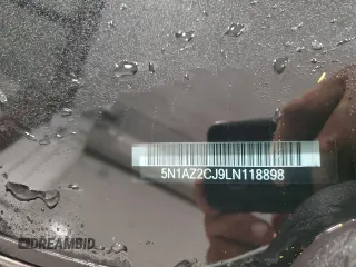 2020 Nissan Murano SL z VIN 5N1AZ2CJ9LN118898, wystawiony jako Copart lot #55052795 z przebiegiem 83 992 mil mil oraz Nie do naprawy • Non repairable. Historia ofert i sprzedaży dostępna na DreamBid. Obrazek 13.