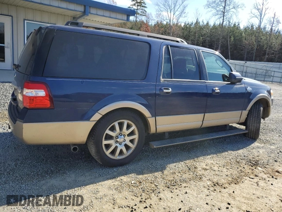 2011 Ford Expedition EL XLT with VIN 1FMJK1J58BEF34329, listed as a Copart auction lot 83295354 with 217,582 mi miles and Salvage Title. Bid and sale history available at carsss.com. Image 3.