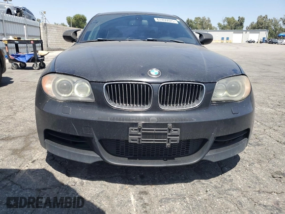 2011 BMW 1 Series 135i with VIN WBAUC9C59BVM10528, listed as a Copart auction lot 61499025 with 160,557 mi miles and Salvage title. Bid and sale history available at DreamBid. Image 5.