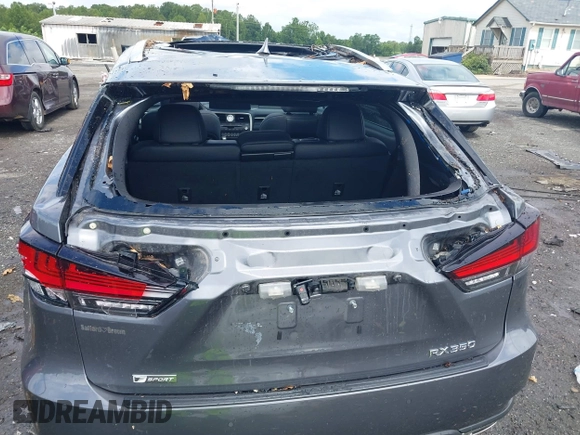 2021 Lexus RX 350 F Sport with VIN 2T2YZMDA4MC299745, listed as a IAAI auction lot 42639586 with 36,643 mi miles and . Bid and sale history available at DreamBid. Image 18.