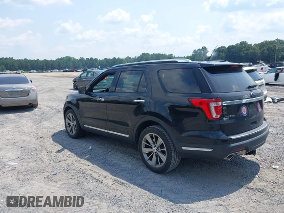 2018 Ford Explorer Limited z VIN 1FM5K7F88JGA11614, wystawiony jako IAAI lot #42584930 z przebiegiem 46 006 mil mil oraz . Historia ofert i sprzedaży dostępna na DreamBid. Obrazek 3.