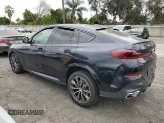 2025 BMW X6 xDrive40i with VIN 5UX33EX00S9W74119, listed as a Copart auction lot 53427535 with 20,282 mi miles and Clean Title. Bid and sale history available at carsss.com. Image 2.