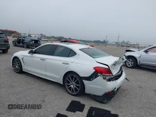 2020 Genesis G70 2.0T z VIN KMTG44LA8LU064798, wystawiony jako IAAI lot #41878098 z przebiegiem 57 995 mil mil oraz . Historia ofert i sprzedaży dostępna na DreamBid. Obrazek 3.