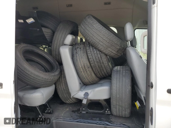 2015 Ford Transit Passenger XL with VIN 1FBAX2XM2FKA52266, listed as a Copart auction lot 83310454 with 20,424 mi miles and Salvage Title. Bid and sale history available at carsss.com. Image 11.