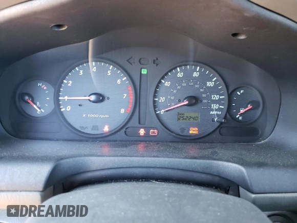 2003 Hyundai Santa Fe GLS with VIN KM8SC73D43U473982, listed as a Copart auction lot 82681954 with 252,240 mi miles and Salvage Title. Bid and sale history available at carsss.com. Image 9.