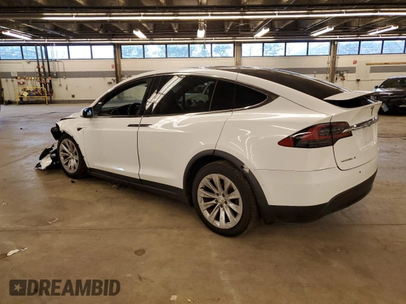 2016 Tesla Model X 70D with VIN 5YJXCBE24GF027807, listed as a Copart auction lot 50504814 with 0 mi miles and Salvage Title. Bid and sale history available at carsss.com. Image 2.