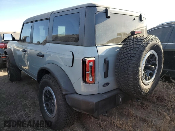 2023 Ford Bronco with VIN 1FMDE5DH8PLB33013, listed as a Copart auction lot 83039524 with 22,285 mi miles and Salvage Title. Bid and sale history available at carsss.com. Image 2.