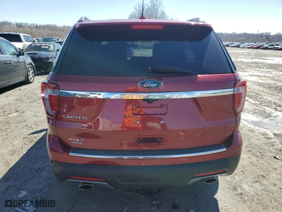 2018 Ford Explorer Limited with VIN 1FM5K7F81JGA21577, listed as a Copart auction lot 47380505 with 164,737 mi miles and Salvage Title. Bid and sale history available at carsss.com. Image 6.