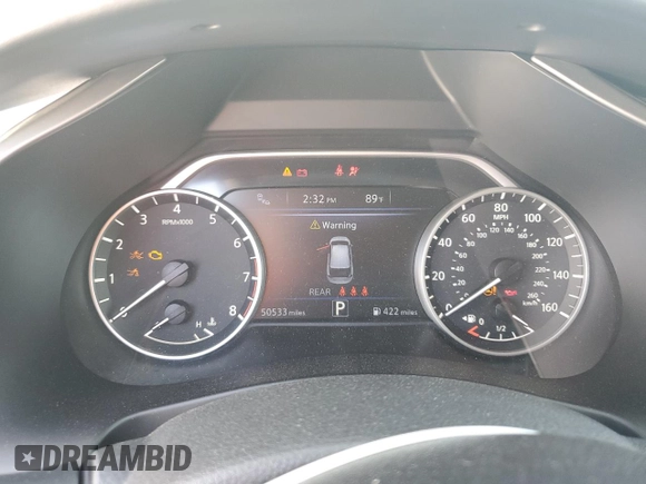 2023 Nissan Murano SL with VIN 5N1AZ2CJ3PC128991, listed as a Copart auction lot 43954785 with 50,533 mi miles and Non Repairable. Bid and sale history available at DreamBid. Image 9.