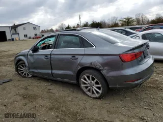 2015 Audi A3 2.0T Premium Plus with VIN WAUEFGFF7F1133637, listed as a Copart auction lot 50664065 with 0 mi miles and Salvage Title. Bid and sale history available at carsss.com. Image 2.