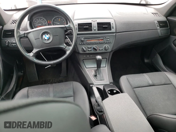 2004 BMW X3 2.5i with VIN WBXPA73464WB23488, listed as a Copart auction lot 54877915 with 136,927 mi miles and Clean Title. Bid and sale history available at DreamBid. Image 8.