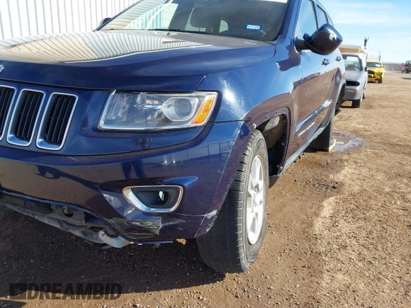 2014 Jeep Grand Cherokee Laredo with VIN 1C4RJEAGXEC206879, listed as a IAAI auction lot 41073934 with 160,457 mi miles. Bid and sale history available at carsss.com. Image 6.