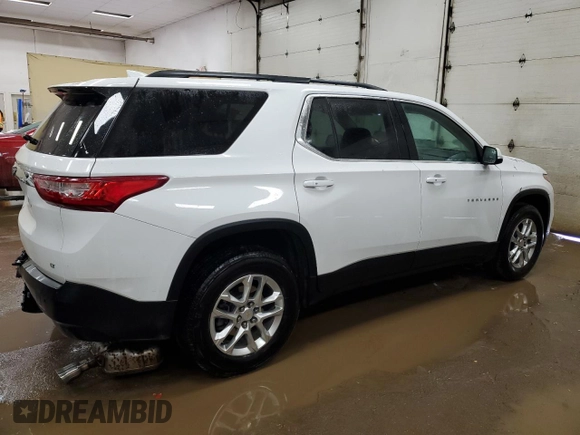 2021 Chevrolet Traverse LT Cloth with VIN 1GNERGKW3MJ238292, listed as a Copart auction lot 85295904 with 25,813 mi miles and Non Repairable. Bid and sale history available at carsss.com. Image 3.
