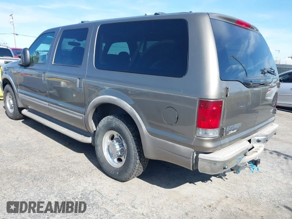 2002 Ford Excursion Limited with VIN 1FMNU42F82ED01782, listed as a IAAI auction lot 41433654 with 220,550 mi miles and . Bid and sale history available at DreamBid. Image 3.