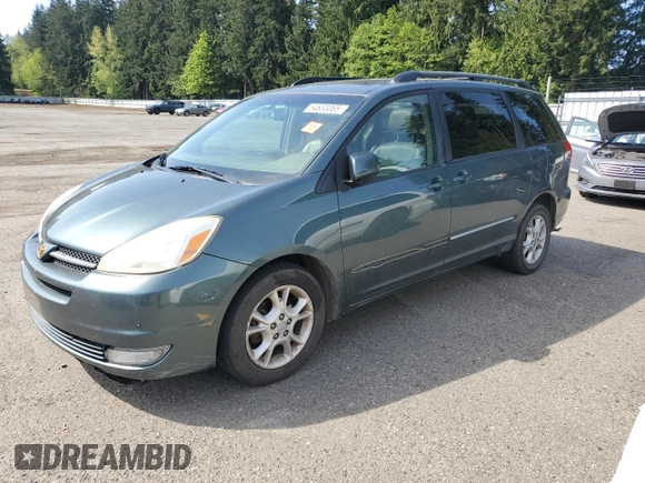 2004 Toyota Sienna XLE with VIN 5TDBA22C24S002697, listed as a Copart auction lot 54633065 with 241,447 mi miles and Clean Title. Bid and sale history available at carsss.com. Image 1.