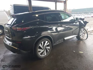 2021 Nissan Murano SL with VIN 5N1AZ2CJXMC123492, listed as a IAAI auction lot 41733487 with 33,958 mi miles. Bid and sale history available at carsss.com. Image 4.