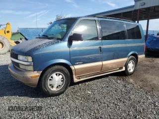 1998 Chevrolet Astro with VIN 1GNDM19W1WB104083, listed as a Copart auction lot 83999384 with 131,915 mi miles and Salvage Title. Bid and sale history available at carsss.com. Image 1.