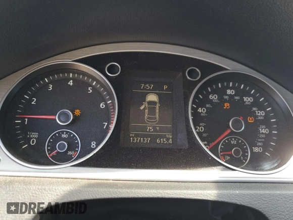 2014 Volkswagen CC Sport with VIN WVWBN7AN8EE528375, listed as a Copart auction lot 48064385 with 137,137 mi miles and Clean Title. Bid and sale history available at carsss.com. Image 9.