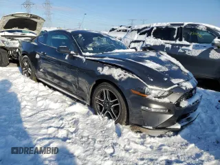 2020 Ford Mustang EcoBoost with VIN 1FA6P8TH6L5108044, listed as a Copart auction lot 43721055 with Not Provided miles and Salvage Title. Bid and sale history available at carsss.com. Image 4.