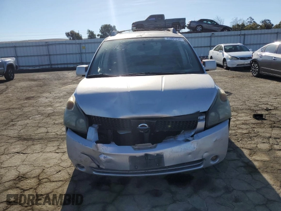 2004 Nissan Quest SE with VIN 5N1BV28U54N332257, listed as a Copart auction lot 83901234 with 119,401 mi miles and Salvage Title. Bid and sale history available at carsss.com. Image 5.