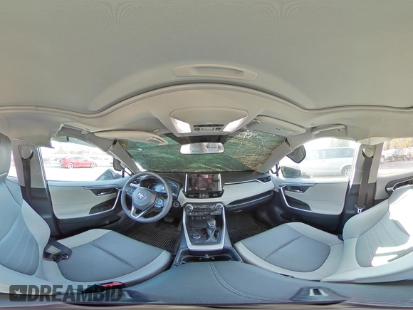 2024 Toyota RAV4 Hybrid XLE Premium with VIN 4T3B6RFV9RU155329, listed as a Copart auction lot 46131295 with 47,961 mi miles and Salvage Title. Bid and sale history available at DreamBid. Image 14.