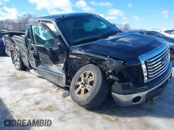 2012 Ford F-150 XL with VIN 1FTFX1EF8CFA52034, listed as a IAAI auction lot 41634186 with 168,533 mi miles. Bid and sale history available at carsss.com. Image 1.