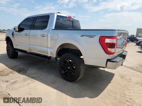 2023 Ford F-150 XL with VIN 1FTFW1ED3PFB64344, listed as a Copart auction lot 55409115 with 20,817 mi miles and Salvage title. Bid and sale history available at DreamBid. Image 2.