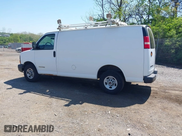 2006 GMC Savana Cargo with VIN 1GTGG25V661219848, listed as a IAAI auction lot 42142102 with 157,262 mi miles and . Bid and sale history available at carsss.com. Image 3.