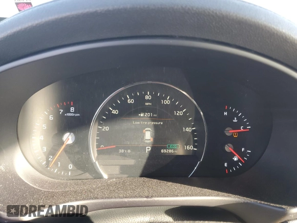 2019 Kia Sorento EX V6 with VIN 5XYPHDA56KG479000, listed as a Copart auction lot 42821185 with 69,286 mi miles and Salvage Title. Bid and sale history available at carsss.com. Image 9.