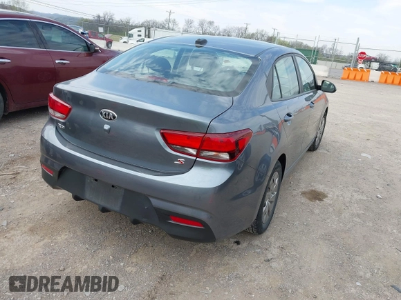 2019 Kia Rio S with VIN 3KPA24AB5KE202137, listed as a IAAI auction lot 41888465 with 80,819 mi miles. Bid and sale history available at carsss.com. Image 4.