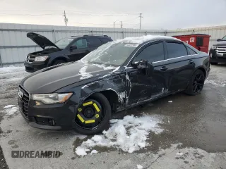 2012 Audi A6 with VIN WAUHGCFC5CN092440, listed as a Copart auction lot 84322384 with Not provided miles and Salvage title. Bid and sale history available at DreamBid. Image 1.