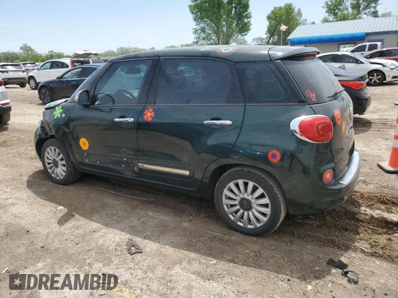 2015 FIAT 500L Lounge with VIN ZFBCFACH2FZ034998, listed as a Copart auction lot 54058445 with 149,247 mi miles and Salvage title. Bid and sale history available at DreamBid. Image 2.