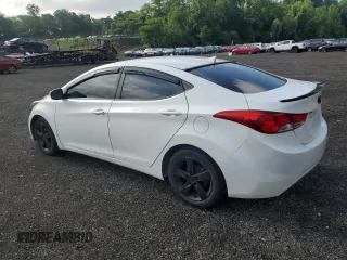 2013 Hyundai Elantra GLS with VIN 5NPDH4AE8DH434199, listed as a Copart auction lot 64002625 with 233,546 mi miles and Salvage title. Bid and sale history available at DreamBid. Image 2.
