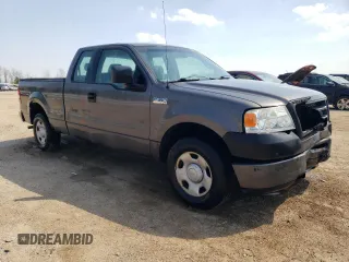 2007 Ford F-150 STX with VIN 1FTRX12W37FB04662, listed as a Copart auction lot 54192815 with 123,863 mi miles and Salvage title. Bid and sale history available at DreamBid. Image 4.